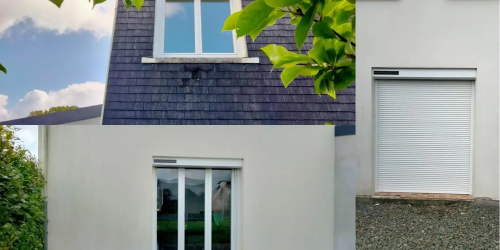 Pose de volets roulants solaires