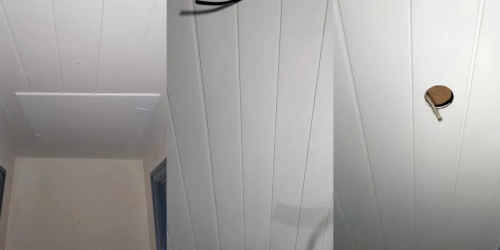 Réalisation d'un faux plafond