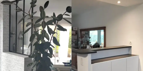 Création d'une verrière avec bar