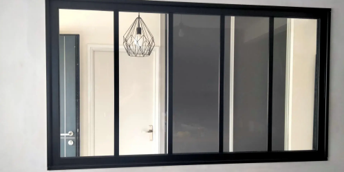 Création d'une verrière horizontale