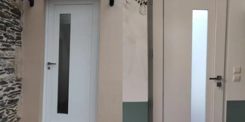 Changement d'une porte d'entrée en PVC