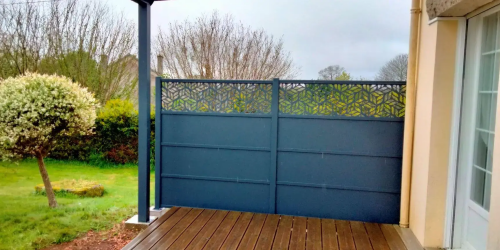 Réalisation d'un claustra en aluminium